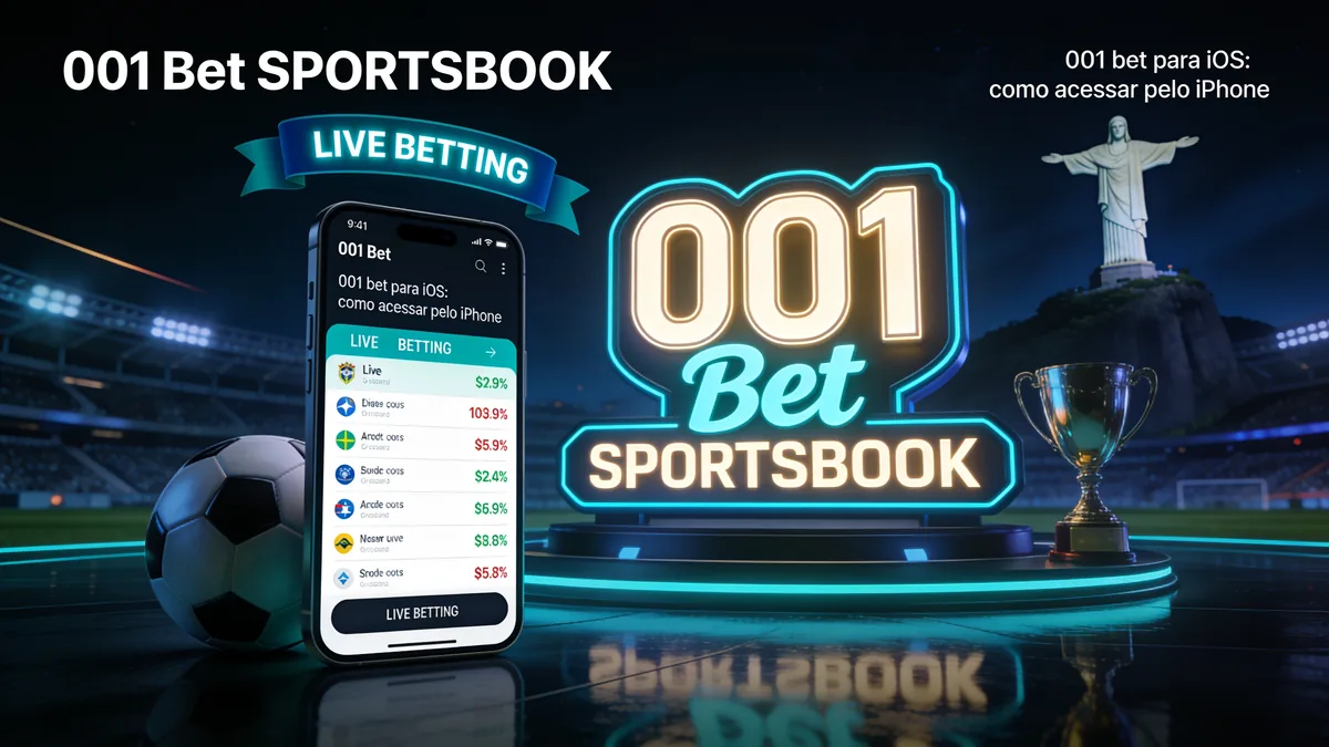001 bet para iOS: como acessar pelo iPhone para jogadores no Brasil